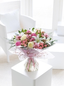 Mothers Day Extravagance Hand tied With Champagne Truffles