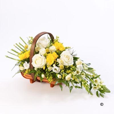 Mixed Basket in Yellow and White