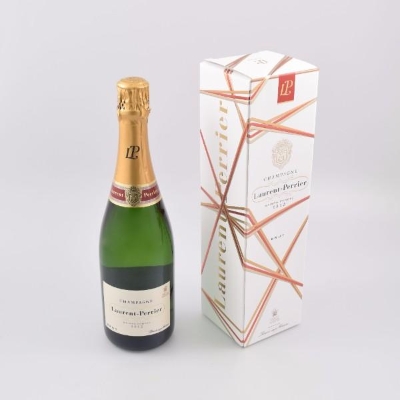 Bottle of Laurent Perrier Brut Champagne