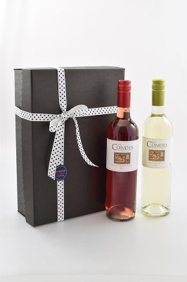 Gift Set of Rose and White Wine