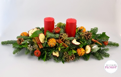 Cosy Natural Table Centre