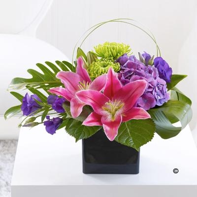 Lily and Hydrangea Arrangement *