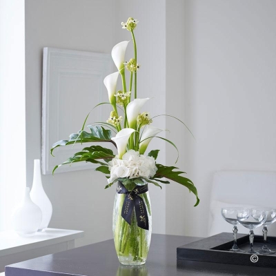 Luxury Calla and Ornithogalum Vase