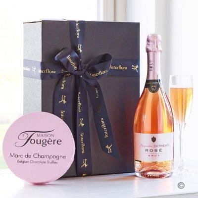 Sparkling Rose and Champagne Truffles Gift Set