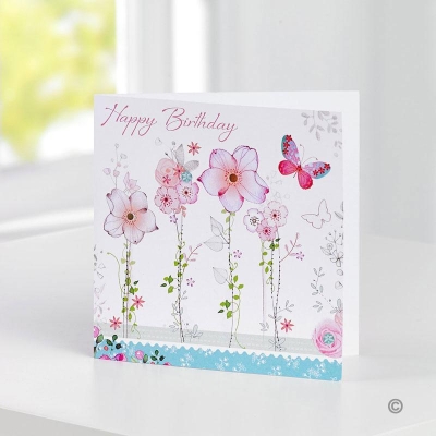 Happy Birthday Greetings Card