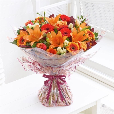 Autumn Favourites Hand tied With Chocolates 2015