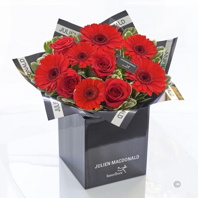 Julien Macdonald Valentine Gerbera and Rose Hand tied