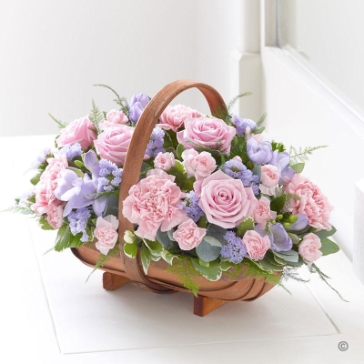 Mixed Basket   Pink and Lilac