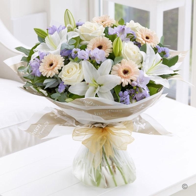Soft Pastels Scented Sympathy Hand tied