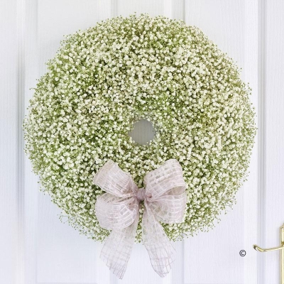 Icy Magic Door Wreath