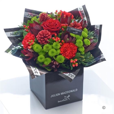 Julien Macdonald  Noel Rose & Carnation Hand tied