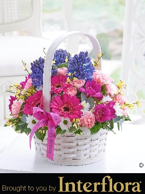 Happy Birthday Scented Spring Basket