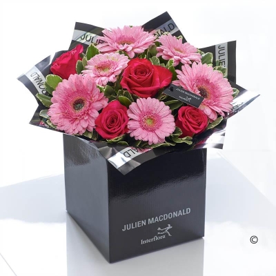 Julien Macdonald Mothers Day Glittering Gerbera and Rose Hand tied