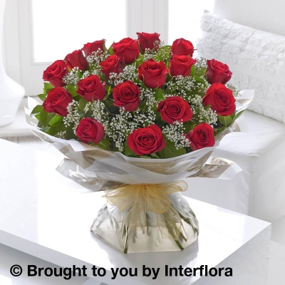 Heavenly Red Rose Hand-tied