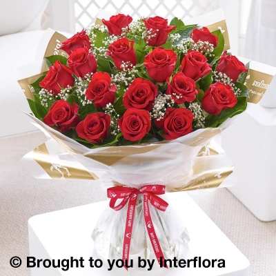 Happy Anniversary Heavenly Red Rose Hand-tied