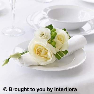 Classical Whites Napkin Decoration