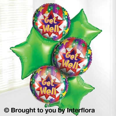 Get Well Balloon Bouquet Pack