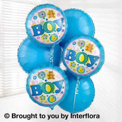 Baby Boy Balloon Bouquet Pack