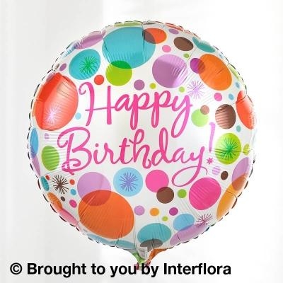 Happy Birthday Glorious Shades Hand tied with Happy Birthday Balloon