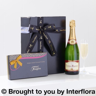 Champagne and Salted Caramel Truffles Gift Set