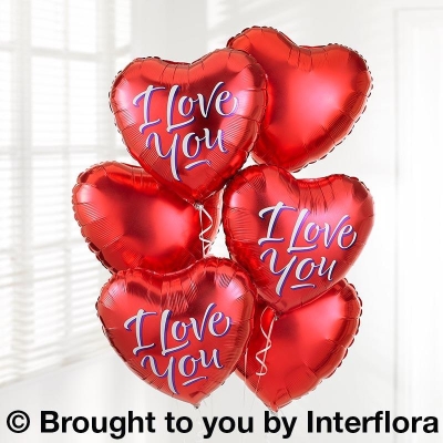 love balloon bouquet