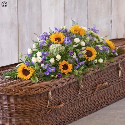 Sunflower Casket Spray