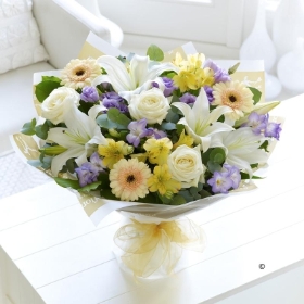 Soft Pastels Scented Sympathy Hand tied**