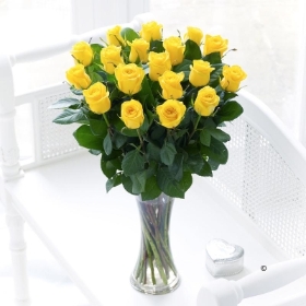 Yellow Elegant Vase**