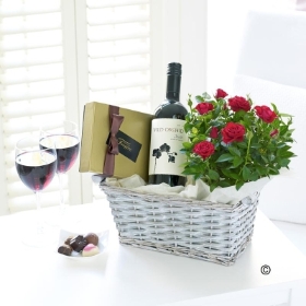 Luxury Red Wine Gift Basket