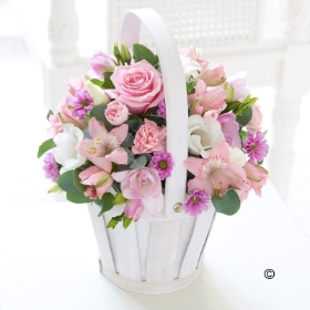 Pretty Pink Petite Basket**