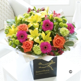 Large Vibrant Hand tied with Chocolates**