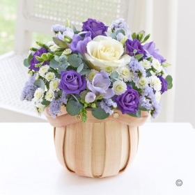 Cool Blue Petite Basket