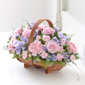 Mixed Basket   Pink and Lilac