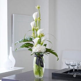 Luxury Calla and Ornithogalum Vase