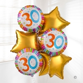 30th Birthday Balloon Bouquet
