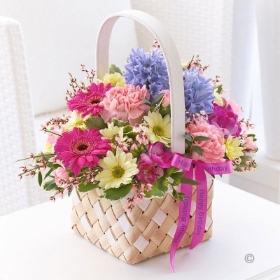 Happy Birthday Colourful Spring Basket 2016