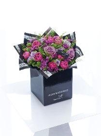 Julien Macdonald Exquisite Rose and Lisianthus Hand tied