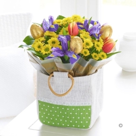 Easter Egg Gift Bag with Chocolates