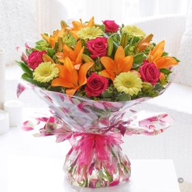 Summer Sunshine Hand tied With Chocolates 2016