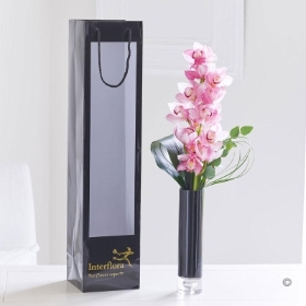 Elegant Pink Orchid Vase