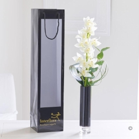Elegant White Orchid Vase