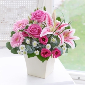 Baby Pink Exquisite Arrangement