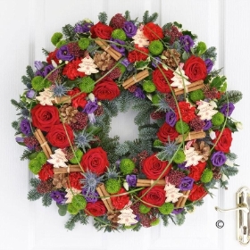 Christmas Sunrise Door Wreath