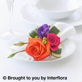 Bold & Bright Napkin Decoration