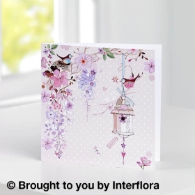 Pretty Flowers   Blank Greetings Card
