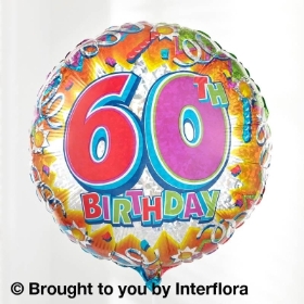 60th Helium Balloon