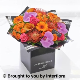 Julien Macdonald Autumn Spice Calla Lily and Orchid Hand tied