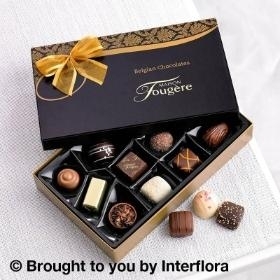 Happy Birthday Indian Summer Hand tied with 125g Maison Fougere Chocolates