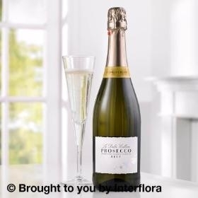 Happy Anniversary Enchanted Romance Vase with Le Dolce Collini Prosecco