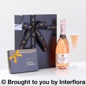 Sparkling Rose and Chocolates Gift Set